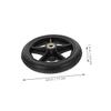 FOMIYES 4pcs Wheelchair Front Wheel Replacement for Wheelchair Walker Caster Bearings Rear Wheels view 2