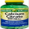Spring Valley Calcium Citrate Tablets Dietary Supplement for Bone & Joint Health, 600 mg, 300 Count view 1