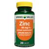 Spring Valley Zinc Dietary Supplement Caplets for Immune Health, 50 mg, 200 Count view 1
