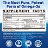 2 Pack Antarctic Krill Oil Omega 3 Softgels 1200mg (Made in USA) W/Phospholipids, Choline & Astaxanthin, Sustainably Sourced of Omega-3s EPA, DHA Support Brain, Antioxidant & Immunity, No Fish Burp view 2