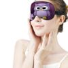 Adult Blackout Purple Flower and Owl Eye Mask,Sleep Masks with Adjustable Elastic Strap, Night Blindfold for Rest Travel Airplane Home view 3