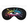 Adult Blackout Alien Eye Trippy Painting Eye Mask,Sleep Masks with Adjustable Elastic Strap, Night Blindfold for Rest Travel Airplane Home view 2