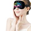 Adult Blackout Alien Eye Trippy Painting Eye Mask,Sleep Masks with Adjustable Elastic Strap, Night Blindfold for Rest Travel Airplane Home view 3