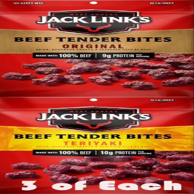 Beef Tender Bites Variety Pack (6 x 1 oz) Beef Tender Bites Variety Pack (6 x 1 oz) Bundled by SUPERDEALS with Bonus Mystery Gift