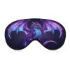 Adult Blackout Purple Fly Dragon Eye Mask,Sleep Masks with Adjustable Elastic Strap, Night Blindfold for Rest Travel Airplane Home view 1