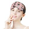 Adult Blackout I Love French Bulldogs Cute Eye Mask,Sleep Masks with Adjustable Elastic Strap, Night Blindfold for Rest Travel Airplane Home view 4