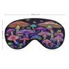 Adult Comfortable Trippy Mushrooms Art Eye Cover, Breathable Night Blindfold, Weighted Sleep Mask for Airplane Travel Office Home view 2