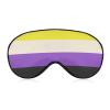 Adult Breathable LGBT Pride Flag Non Binary Night Blindfold, Light Blocking Sleep Masks, Lightweight Eye Mask for Home Travel Airplane Office view 1