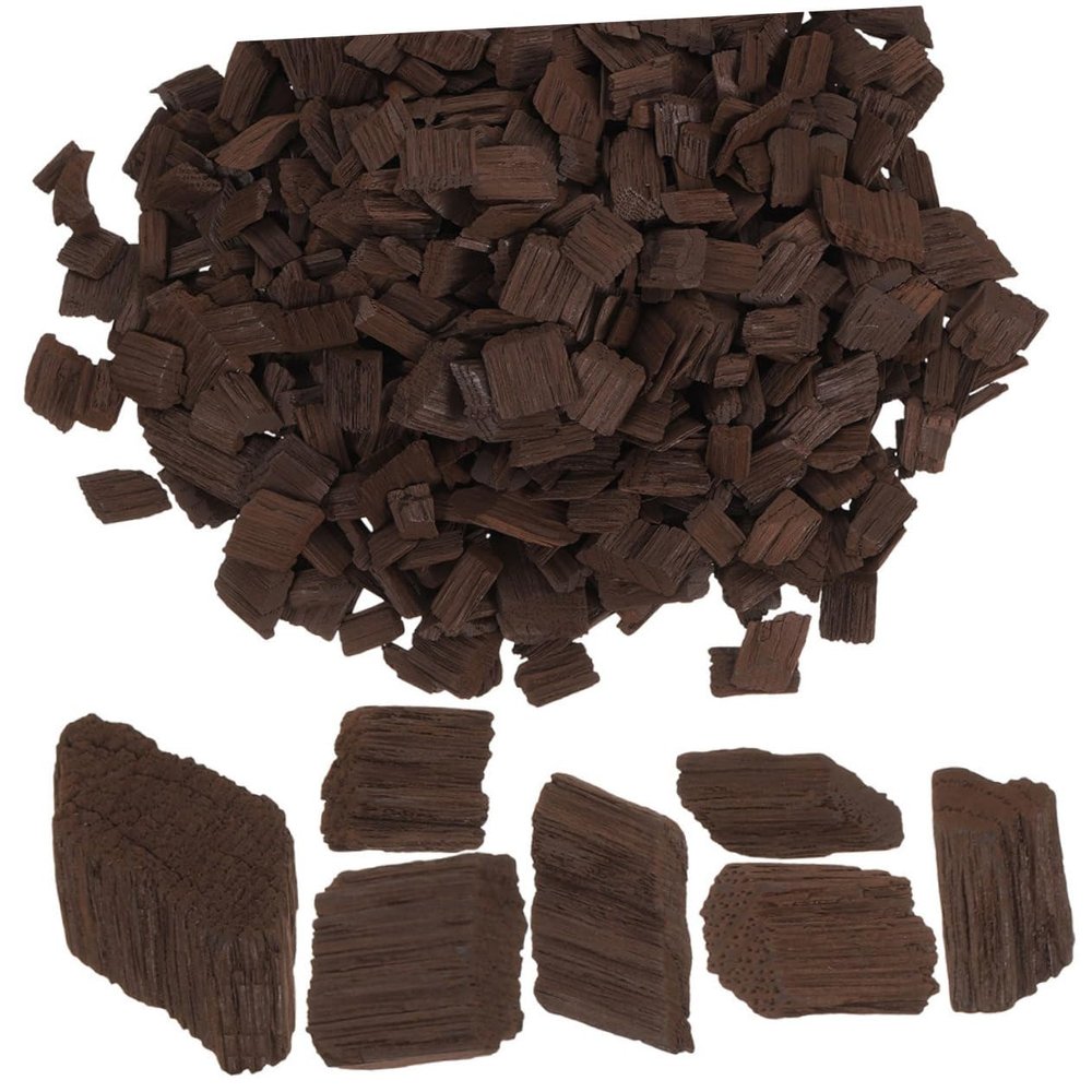 ABOOFAN 1 Pack Heavy Toasted French Oak Chips for Wine Making Enhance Red Wine Aroma and Taste with Reusable DIY Brewing Chips