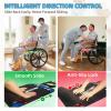 EHUCONHEEL One Way Transfer Support Seat Cushion with Handles-Non-Slip Fall Prevention Pad for Elderly/Disabled Use on Wheelchairs, Chairs and More,48.4"x16.7" (Black, Pack of 1 PC) view 3