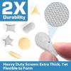 100 Pcs Heavy Duty Pipe Screens, 1/2 Inch Pipe Filter, 50 Pcs 0.5 Inch Stainless Steel Metal Mesh Screen and 50 Pcs Brass Filters view 4