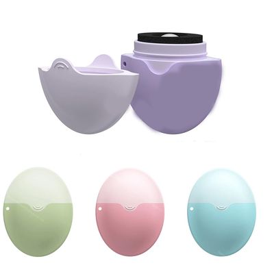 1 piece Silicone sunscreen applicator, portable body lotion applicator, water replenishing applicator (Purple)