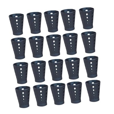 TOBBOMEY 30Pcs Moxibustion Protective Covers Durable Ash Sleeves for Moxa Sticks Practical Moxibustion Cover for Home Care and Massage Therapy