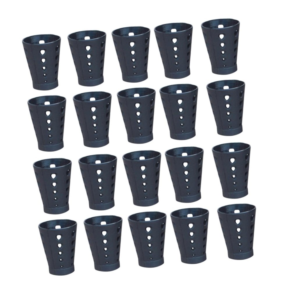 TOBBOMEY 30Pcs Moxibustion Protective Covers Durable Ash Sleeves for Moxa Sticks Practical Moxibustion Cover for Home Care and Massage Therapy