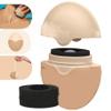 1 piece Silicone sunscreen applicator, portable body lotion applicator, water replenishing applicator (khaki) view 2
