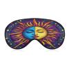 Adult Blackout Hippie Sun Moon Art Eye Mask,Sleep Masks with Adjustable Elastic Strap, Night Blindfold for Rest Travel Airplane Home view 1