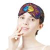 Adult Blackout Hippie Sun Moon Art Eye Mask,Sleep Masks with Adjustable Elastic Strap, Night Blindfold for Rest Travel Airplane Home view 4