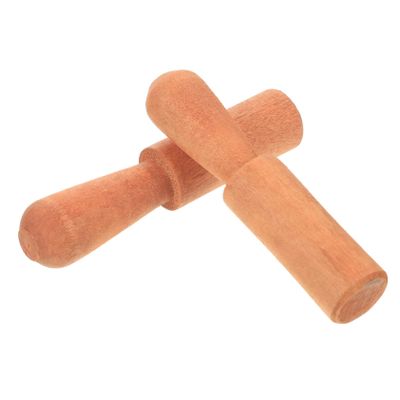 ERINGOGO 2pcs Wooden Singing Bowl Mallet Striker Meditation Accessories for Yoga and Sound Healing Therapy Sturdy Hardwood Buddha Stick