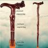 Hardwood Walking Cane- Dragon - Carved Comfort Handle, Unisex Support for All Walks view 2
