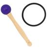 GALPADA 1Set Crystal Singing Bowl Mallet with Rubber Ring Lightweight Wooden Knocking Stick for Meditation and Sound Healing Compact and Easy to Use view 1