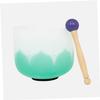 GALPADA 1Set Crystal Singing Bowl Mallet with Rubber Ring Lightweight Wooden Knocking Stick for Meditation and Sound Healing Compact and Easy to Use view 3
