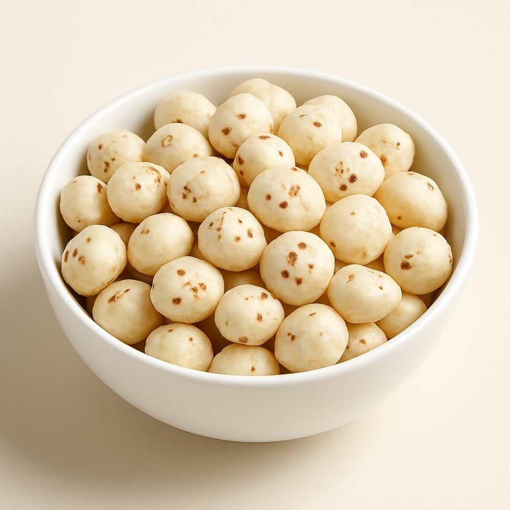 Premium Plain Makhana 250g | High Protein Fox Nuts | Healthy Gluten-Free Snack