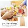 100pcs Disposable Wheat Straw Drinking Straws Pipets for Juice Beer Beverages with view 3