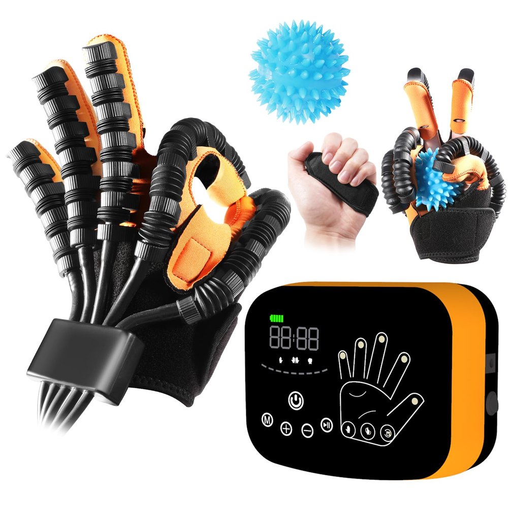 Rehabilitation Robot Gloves for Stroke, Hemiplegia, Cerebral Palsy,Cerebral Infarction,Cerebral Infarction, Cerebral Thrombosis, Hand Dysfunction,Hand Paralysis,Rehabilitation Glove for Hand Therapy