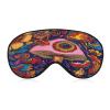 Adult Breathable Trippy Eye Magical Mushroom Sun Moon Floral Art Night Blindfold, Light Blocking Sleep Masks, Lightweight Eye Mask for Home Travel Airplane Office view 1