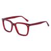 Firmoo Oversized Blue Light Blocking Glasses Computer Gaming Glasses, Blue Blockers Glasses for Women/Men Burgundy view 1