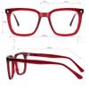 Firmoo Oversized Blue Light Blocking Glasses Computer Gaming Glasses, Blue Blockers Glasses for Women/Men Burgundy view 4