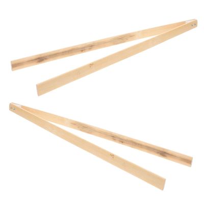 Veemoon 2pcs Ergonomic Bamboo Litter Grabber Long Reach Trash Picker for Adults Comfortable to Hold for Litter Pickup