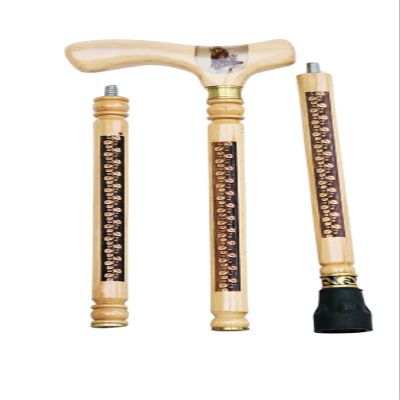 Wooden Walking Stick Cane for Men Women & Seniors 36 Inch with Bird Eagle Design Handle - Ergonomic Wide Rubber Grip for Balance & Stability - Lightweight Elderly Assistance Product (Wood)
