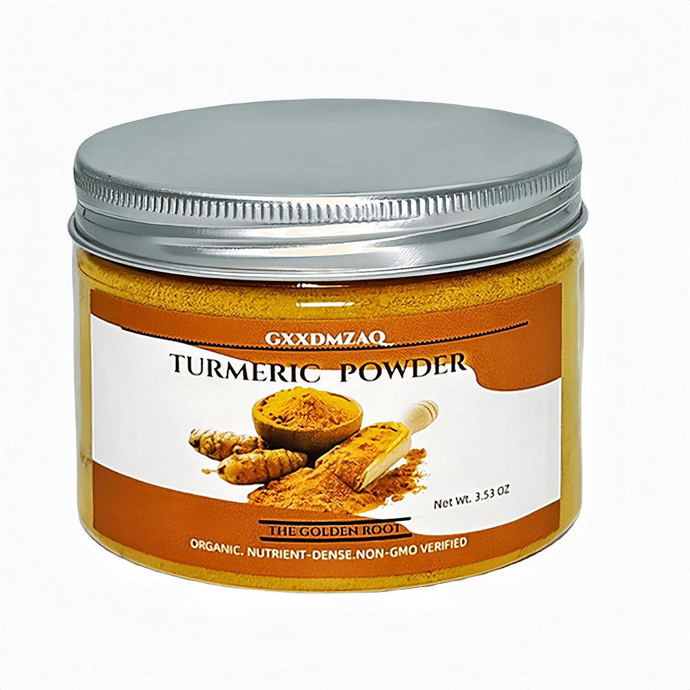 Premium Turmeric Seasoning Powder in Jar - 3.5oz | Curcumin Content