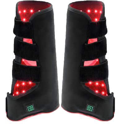 Led Red Light Therapy Horses Leg Equipment, 850nm 660nm Horse Equine Red Light Therapy Boots,Deep LED Light Therapy Belt for Horse Muscle Recovery,Left+Right