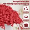 1 LB Crinkle Cut Paper Shred Filler, Red Crinkle Shredded Paper for Christmas Gift Wedding Birthday Holiday Craft Box Basket Bag Filler Decorative Wrapping Supplie view 3