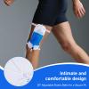 DOKIBI 1000ml Catheter Leg Bags, Urinary Drainage Bag for Men Women with Anti-Reflux Valve, 18 Tubing and Adjustable Cloth Straps, Easy Flip Drain (Pack of 5) view 4
