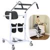 QCZGDHJ 4 in 1 Shower Chair Transport Wheelchair, Patient Lift Transfer Chair, sit-to-Stand Patient Lift, Adjustable Lift Height Transfer aid, Elderly Lift aid, Suitable for Various scenarios view 1