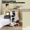 QCZGDHJ 4 in 1 Shower Chair Transport Wheelchair, Patient Lift Transfer Chair, sit-to-Stand Patient Lift, Adjustable Lift Height Transfer aid, Elderly Lift aid, Suitable for Various scenarios view 4