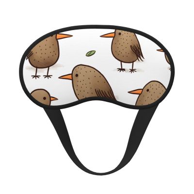 Kiwi Birds Cute Sleep Eye Mask for Women Men Soft and Comfortable Sleep Mask Blackout Sleeping Eye Cover for Travel Yoga Nap Shift Work