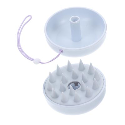 ERINGOGO Gentle Silicone Shampoo Brush Scalp Massager for Dogs Humans Detachable Brush Cover Ear Protection Hair Care Tool for Shower