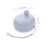 ERINGOGO Gentle Silicone Shampoo Brush Scalp Massager for Dogs Humans Detachable Brush Cover Ear Protection Hair Care Tool for Shower view 2