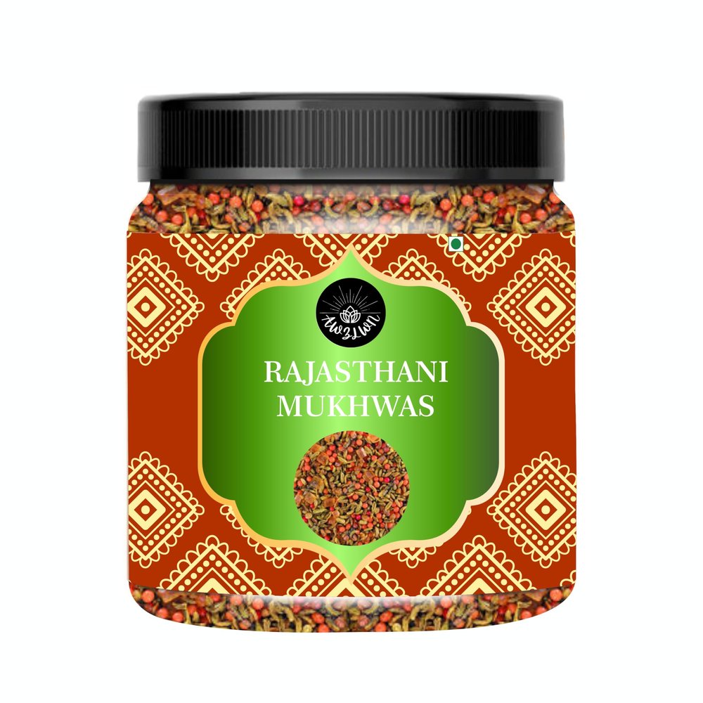 AWZLWN Natural Rajasthani Mukhwas 8.81 OZ (250 GM) | Set oF 1 | AWZLWN