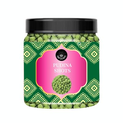 AWZLWN Natural Pudina Shots 8.81 OZ (250 GM) | Set oF 1 | AWZLWN