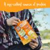 Todds Better Snacks Egg-Cellent High Protein Puffs - White Cheddar, 12g Protein, Gluten Free Paleo Snack, Baked Not Fried, GLP-1 Friendly - Healthy Crunchy Egg White Snacks 1.2oz Bags (10 Pack) view 4