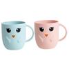 PRETYZOOM 4 Pcs Cute Cartoon Toothbrush Cups Drop Water Tumblers for Bathroom and Travel Multi Purpose Frosted Gargle Mugs for Easy to Hold Design view 1