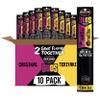 Jack Link's DUOs Beef Jerky Meat Snack Sticks with 10g Protein Original & Teriyaki, Made with 100% Beef, Two Flavors in One Package, 1.84oz (10 Pack of 2 Sticks) view 1