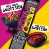 Jack Link's DUOs Beef Jerky Meat Snack Sticks with 10g Protein Original & Teriyaki, Made with 100% Beef, Two Flavors in One Package, 1.84oz (10 Pack of 2 Sticks) view 4