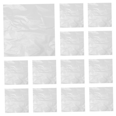 NIYANGLE 100Pcs Transparent Cellophane Wrap for Floral Bouquets Clear for Flower Packaging for DIY and Floral Arrangements