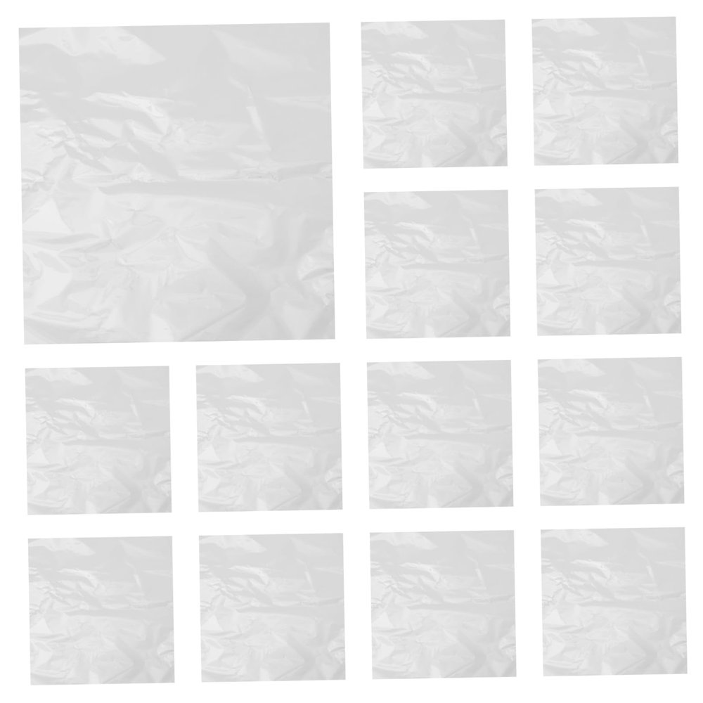 NIYANGLE 100Pcs Transparent Cellophane Wrap for Floral Bouquets Clear for Flower Packaging for DIY and Floral Arrangements
